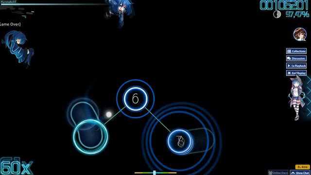 OSU [Relax] ПрофесиАнальный геймплей н релаксе в два часа ночи лёжа на кроватке