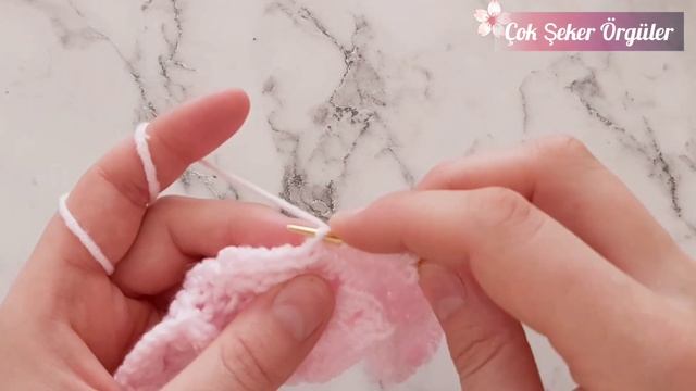 MİLA BEBEK ÇORABI YAPIMI