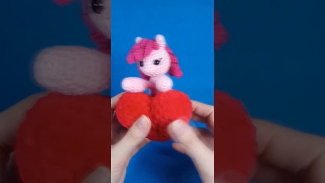 Пони с сердечками - вязаные игрушки My Little Pony
