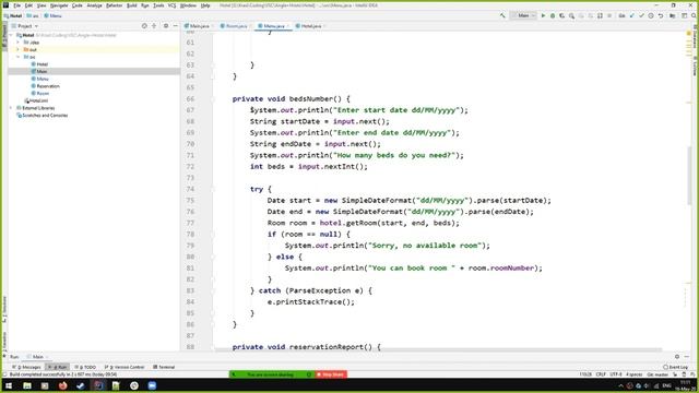 Java OOP: Hotel Project - 16.05.2020