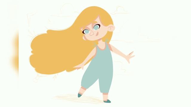 Speedpaint. Иллюстрация с персонажем. Сказка в волосах
