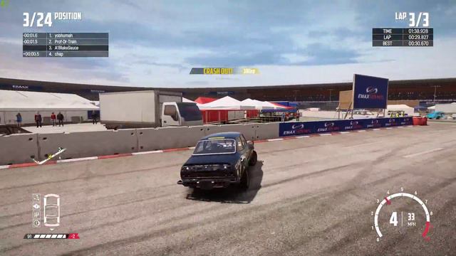 BANGER Racing with the BOOMER RS - WRECKFEST gameplay (NO COMMENTARY)