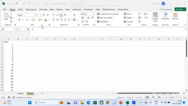 Advanced Excel, Power BI and Tableau | EDL Program | Day 1 | ExcelR