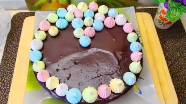 Вкуснейший торт Баунти с шоколадной глазурью. Отличный десерт на каждый день или на праздник