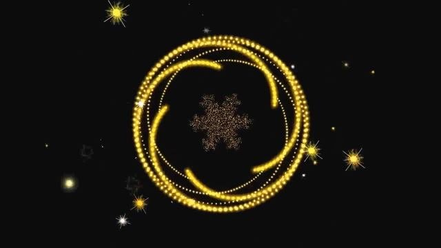  Футаж Снежинка  Snowflake footage