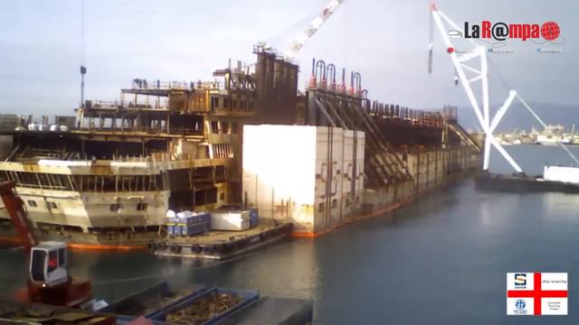 Timelapse Costa Concordia