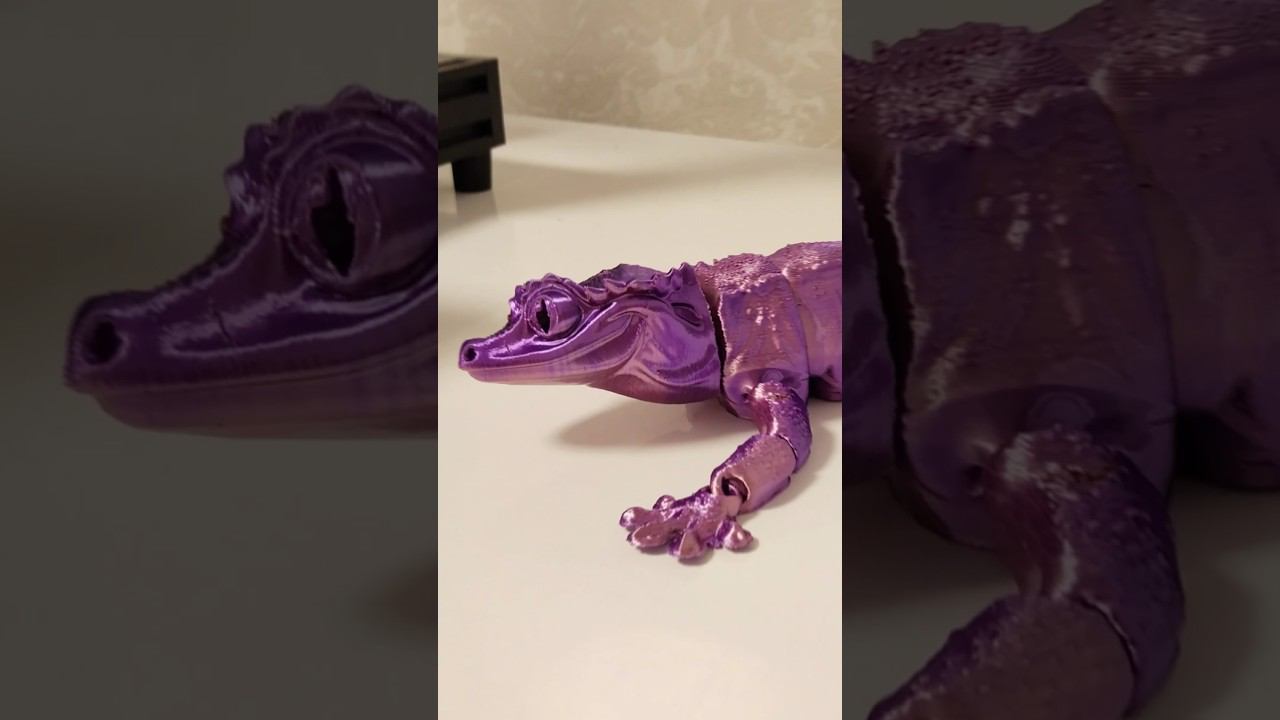 3d принтер Anycubic Kobra 2 Pro - печать подвижной игрушки "Геккон" от "А" до "Я" #3dprinting