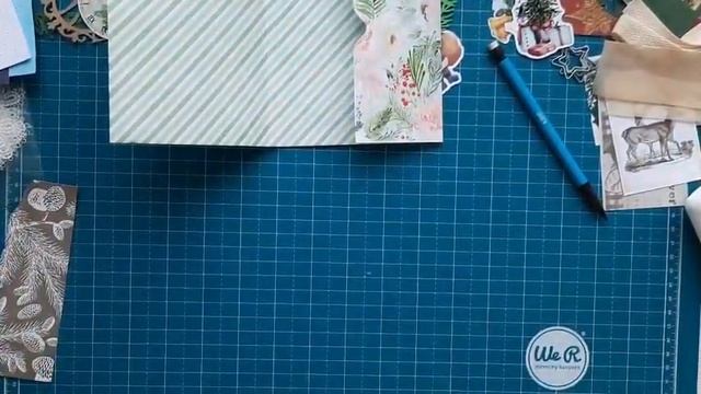 Создание блоков для зимнего ботанического блокнота. Дизайнер Юлия Сергеева