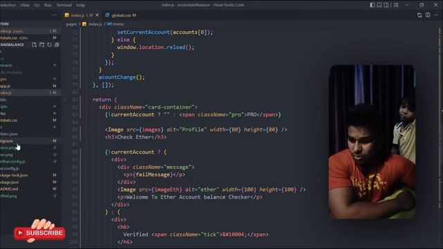 Web3 Project | Connect Web3 Application With MetaMask Project | Check Transaction, Ether #web3