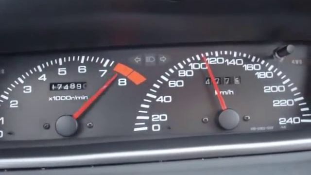 Honda Prelude VTEC acceleration 0-190 km/h (H22A2)