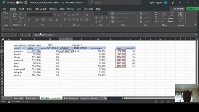 Find Approximate Matches: These Excel Tips! VLOOKUP, XLOOKUP, INDEX, and MATCH