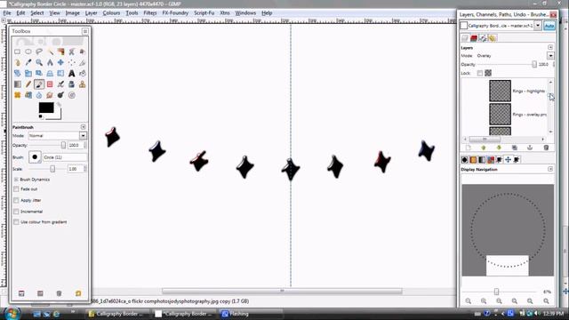 Circular Calligraphy Border - Full Texture Edition - Part 4