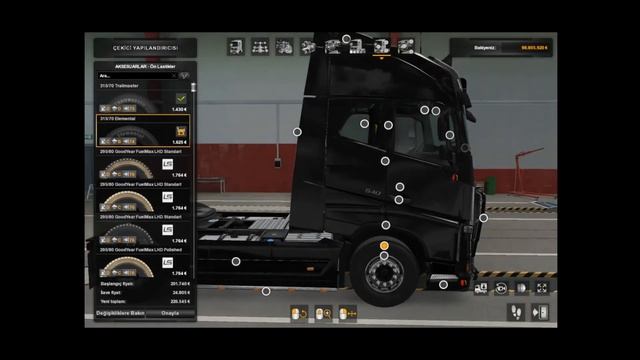 Tanju Akdoğan Volvo modifiyesi  Euro Truck Simulator 2 | 1.40