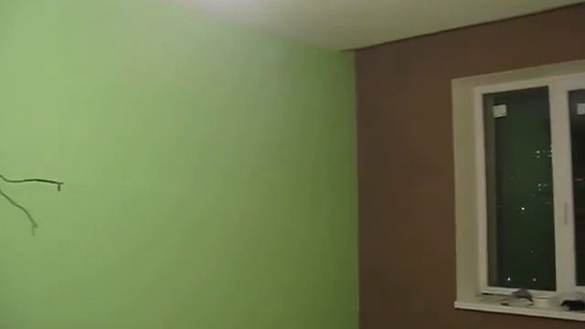 Покраска валиком.  Что получилось.