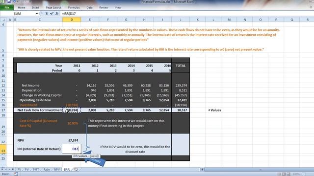 What Is IRR? - Excel Tutorial