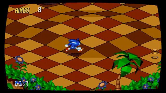 Sonic 3D. 01. Босс Шипастая броня