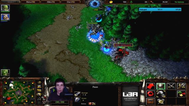 Grubby | Warcraft 3 The Frozen Throne | Orc vs. NE - Epic Match - Twisted Meadows