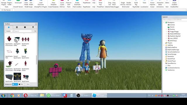 я построил в ROBLOX STUDIO крутую игру!!!