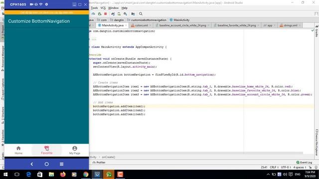 Thực hiện Custom BottomNavigation trong Android - [Android Customize - #05]