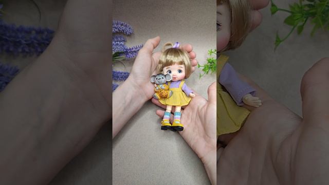 Куколка в поисках дома Кукла обитсу11 obitsu11 ob11 art doll baby toys cute handmade clayart