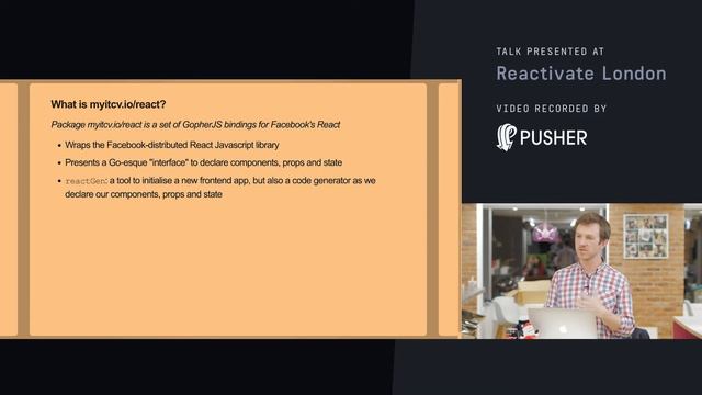 Reactivate London, Go, React, Go!, December 2017
