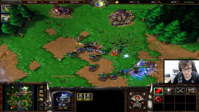 WARCRAFT 3: CAMPEONATO NO GAME RANGER! Forkxx vs. WelberwcsBR, GR Open Cup #1 | WC3 gameplay PT-BR