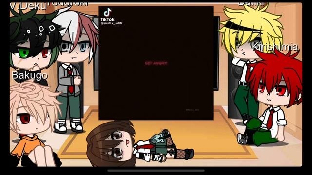 Some of Class 1-A react to Villain Deku not original first react video hope you like it
