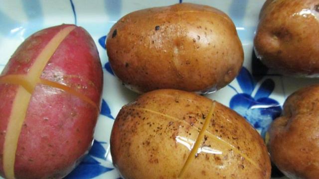 Картофель с чесноком