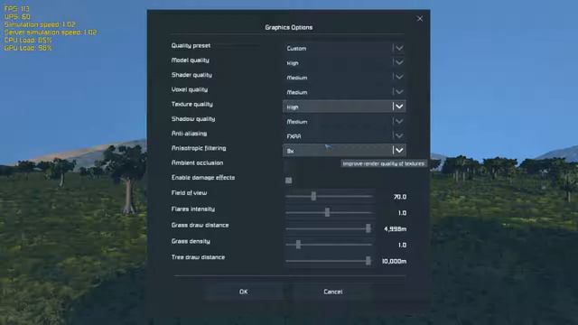 Optimising space engineers - 2018