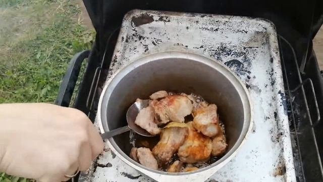 Плов в казане на костре. Рецепт