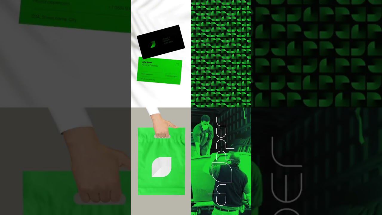 Айдентика для компании по переработке и вывозу отходов. #branding #brandingdesign #logo