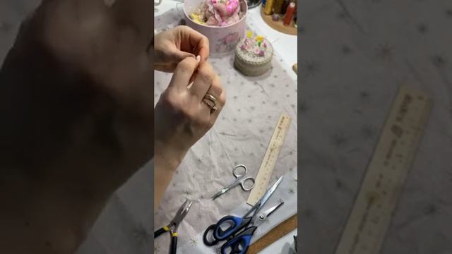Шьём ушки для мишки тедди