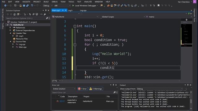 Loops in C++ (for loops, while loops)