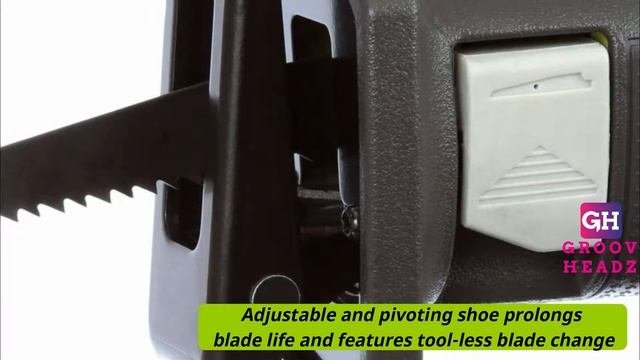 Ryobi 12 Amp Reciprocating Corded Variable Speed | Heavy Duty PowerTool | Groov Headz