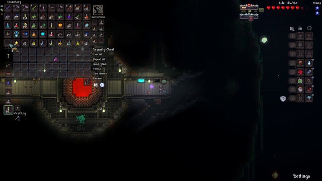 Terraria Calamity death mode with no armor...