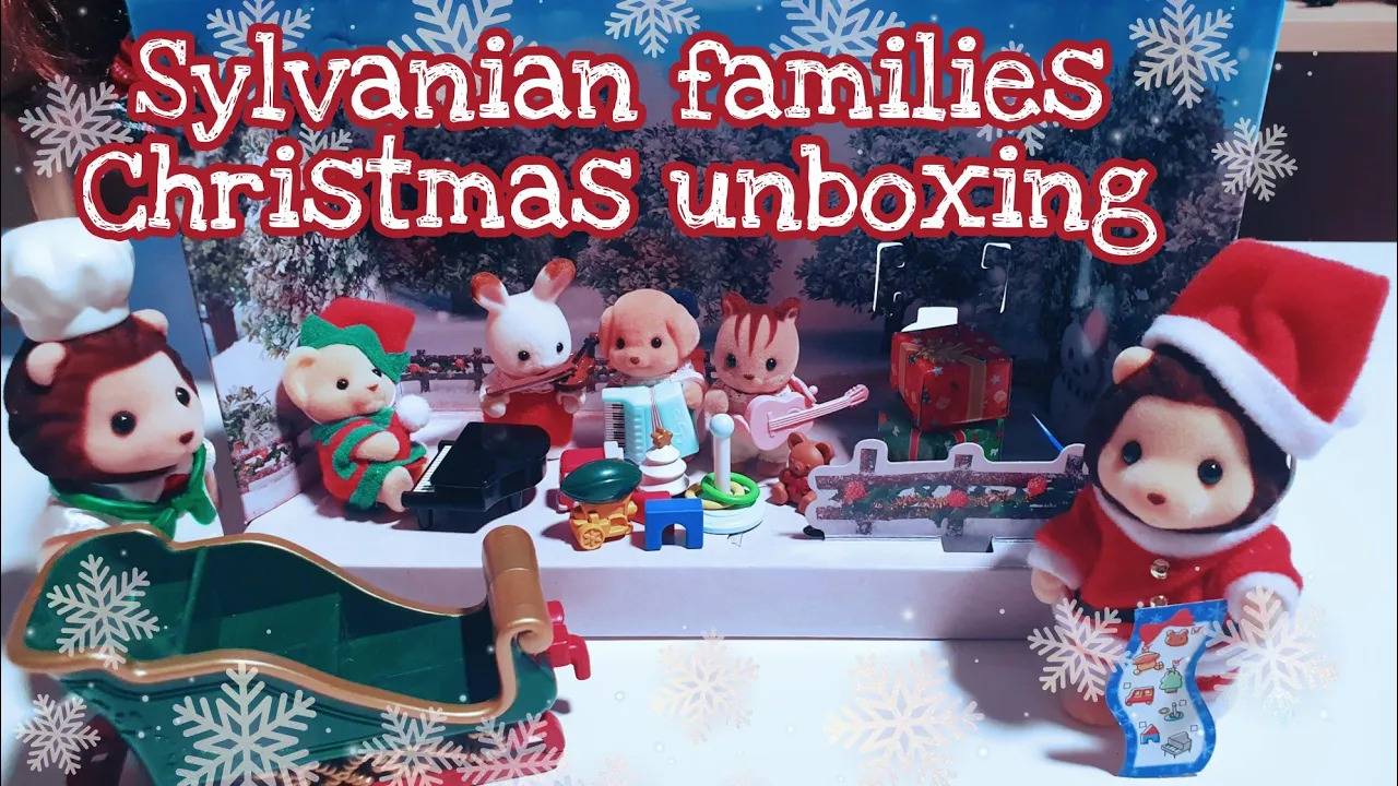 Лев-Санта и лвёнок-эльф🦁|новогодний обзор Sylvanian Families🎄⛄