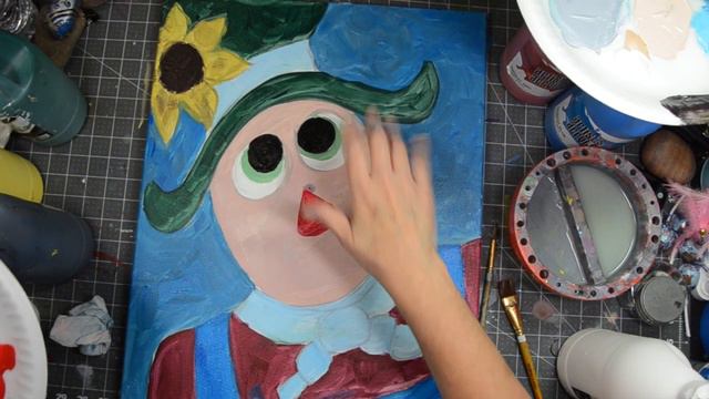 Beginner painting acrylic class. Fall Scarecrow. Sip N Paint. Step by step painting class