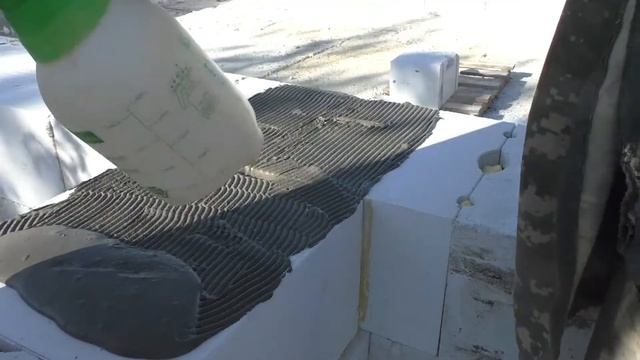 Кладка стен из газобетона своими руками.