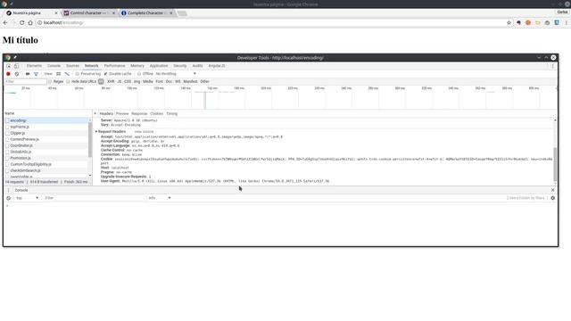 Explicación de Charset y Encoding