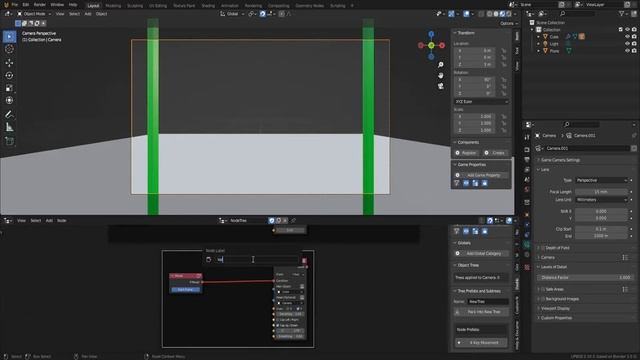UPBGE: Logic Node Tutorial  - # 1 FPS Character Controller With Crouching And Jumping
