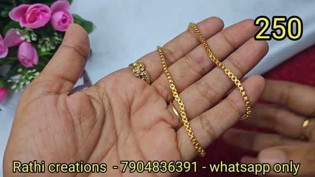 Gold like chain collections ? #wholesaleprice #trending #onlineshopping  #diwali #rathicreations
