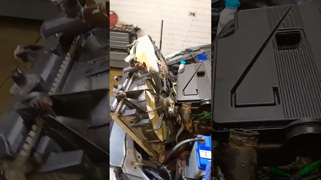 Сузуки СХ4 замена основного радиатора радиатора кондиционера ...