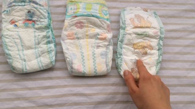 Сравнение Pampers Active baby,Pampers Premium care и Huggies classic