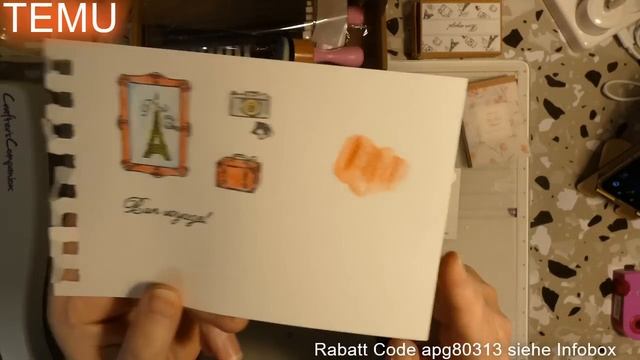 TEMU Haul, sooo mega tolle WaterColor Stifte, Alina Craft Stanzen, Papierblock und Wischschwämme