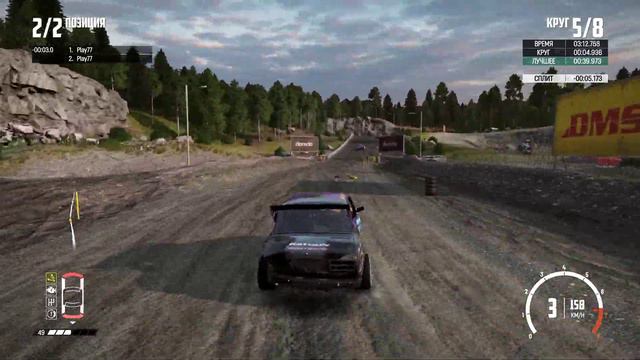противостояние ваз 2107 против  японской классики. Kто же победил???? (wreckfest)