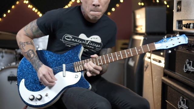 Danelectro 60th Anniversary 59 DC NOS electric guitar demo by RJ Ronquillo