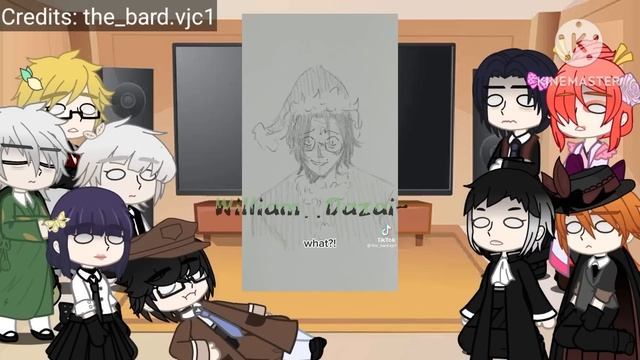 ADA and PM react to Dazai Osamu 2? -EspañolEnglish- William..Dazai-