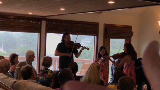 Sarah and Sophia Fisher with Aaron Meyer and JP Garau "Downpatrick"