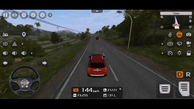Toyota Highlander Mod Bus simulator Indonesia mod gameplay