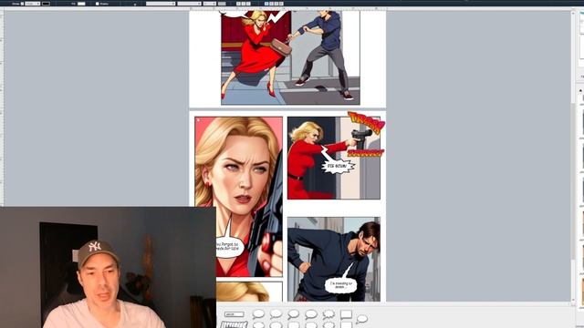 Create your own comics with A.I. easy. Follow the white rabbit. #ai